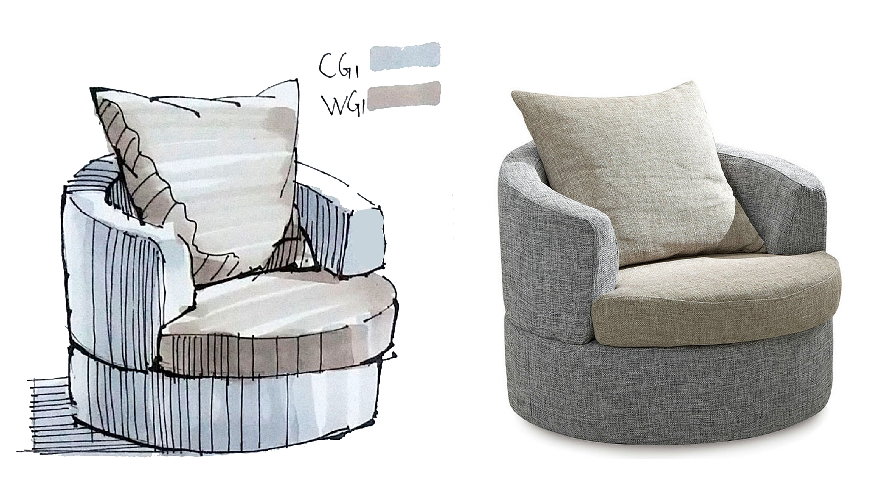 手繪家具快速表現技巧 從實景圖到創意草圖